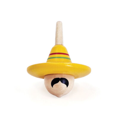 Wooden Top Spinning Hat: 'The Mexican'