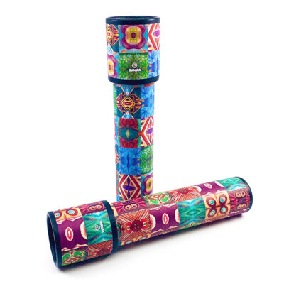 Complete Display with 12 Rotating Kaleidoscopes 'Gaea' & 'Theory' (1 display with 12 pcs, 2 designs)