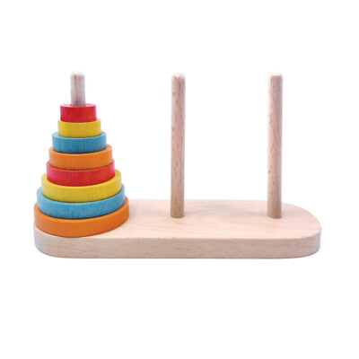 SvooRetro Tower of Hanoi (with instructions in 6 languages)