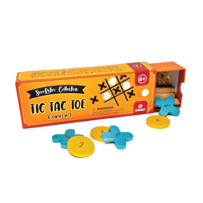 SvooRetro Tic Tac Toe - 6 Games in 1 (with instructions in 6 languages)