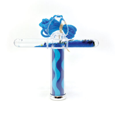 Mini Liquid Stick Kaleidoscope Groovy 'Blue Waves'