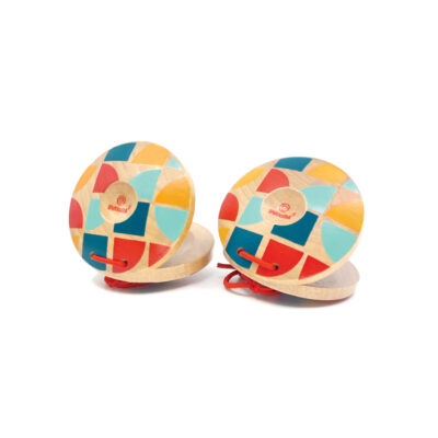 Wooden Colorful Castanet 'Prisma'